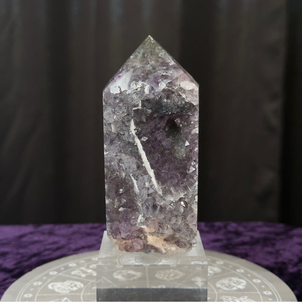 Druzy Agate Tower - DAT24 - 💙🔮💙